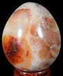 Colorful Carnelian Agate Egg #55518-1